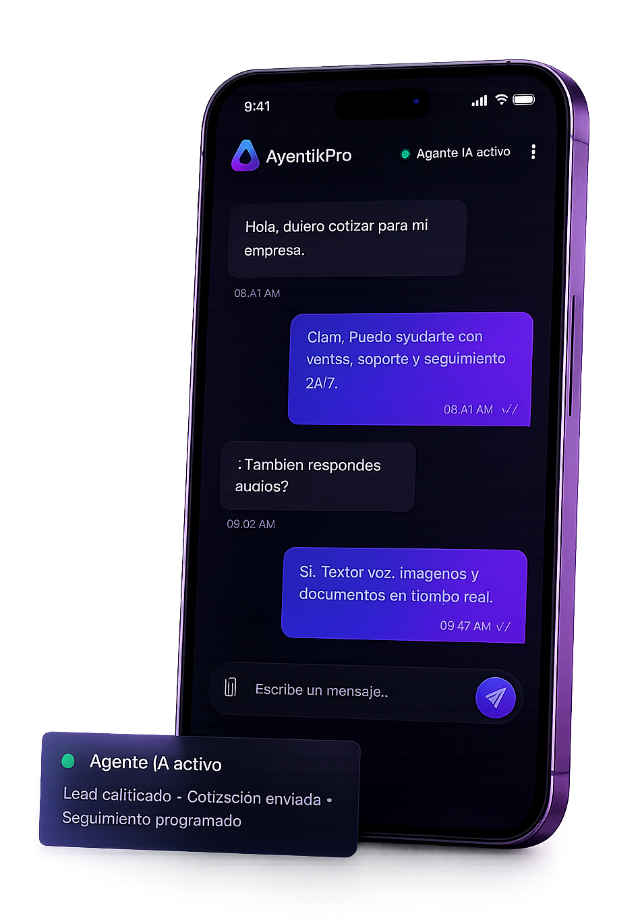 Agente Conversacional Ayentik